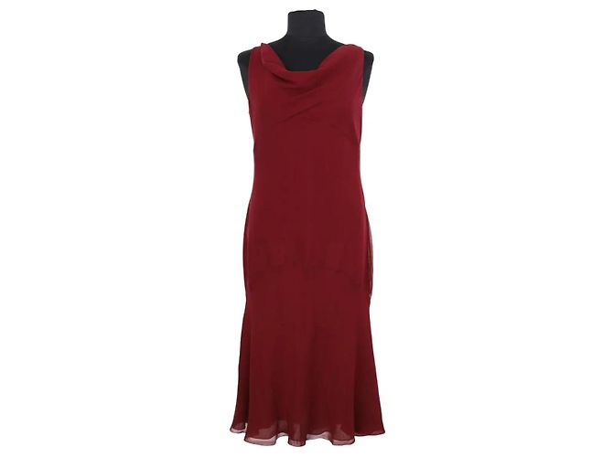 Valentino Burgunderrotes Kleid Bordeaux