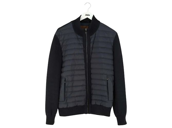 Corneliani Blue Synthetic Jacket Men L