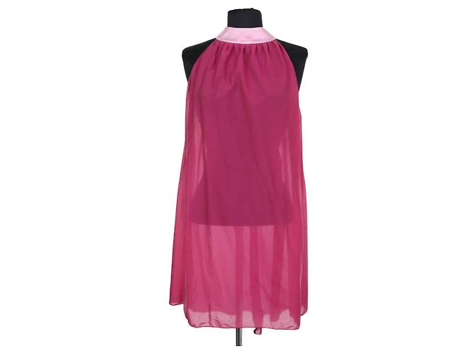 Galliano Rosa Kleid Pink