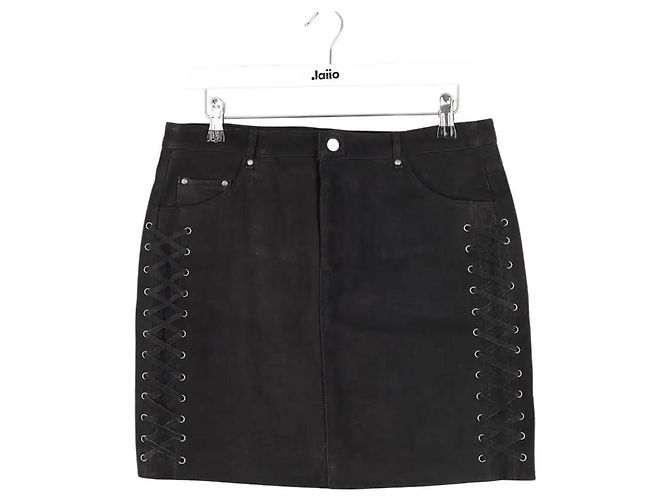 Gonna in camoscio nera The Kooples M Nero