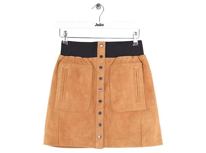 Minifalda Zadig & Voltaire Junk Suede camel Camello