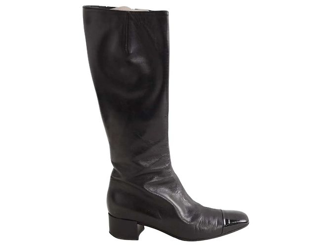 Carel Schwarze Stiefel