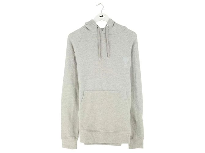 Ami Sweatshirt aus Baumwolle Grau