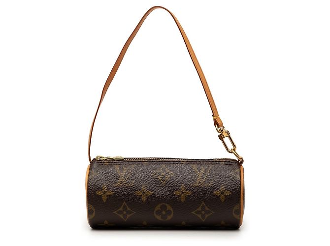 Louis Vuitton Monogram Papillon Pochette Handtasche Braun