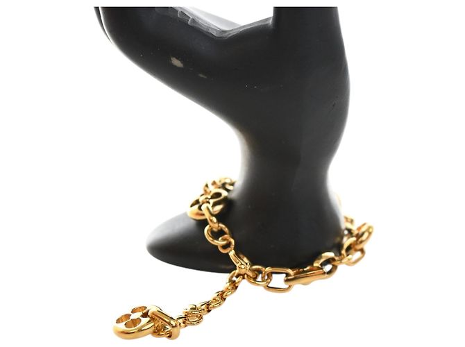 Pulsera Louis Vuitton Gold Plated Monogram Crazy In Lock dorada Dorado