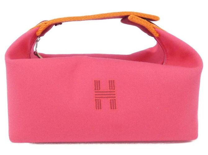 Hermès Hermes Bride à Black PM Handbag Pouch Rosa