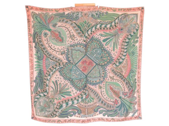 Hermès Hermes Carre Geant 140 Le Jardin de la Maharani Stole Multicolore