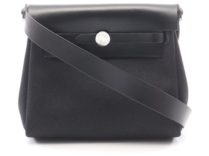 Hermès Borsa a tracolla Hermes Herbag Zip Mini Nero