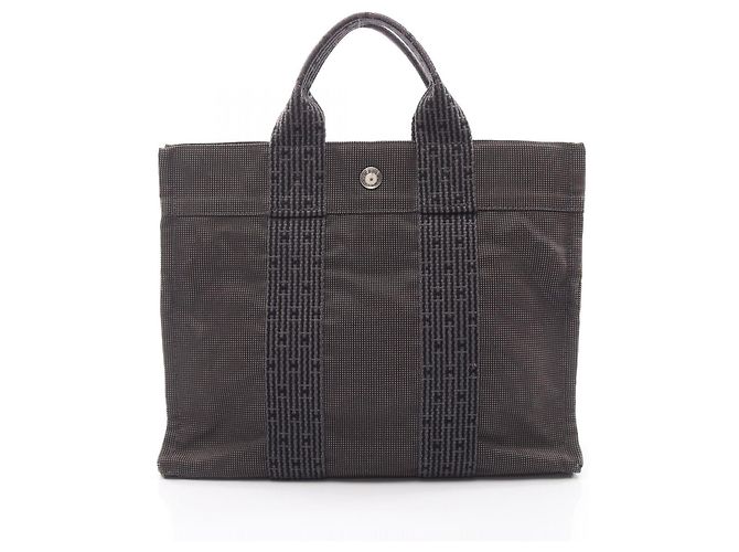 Hermès Borsa Tote Hermes Herline PM Marrone