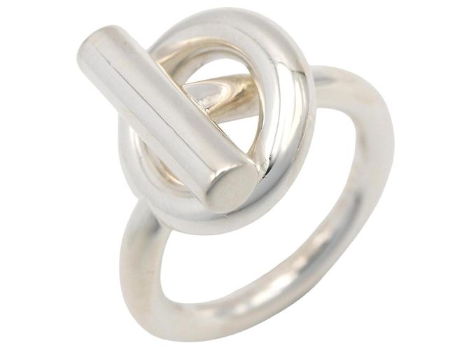 Ring Hermès Anillo Hermes Echappé MM en Plata de Ley 925