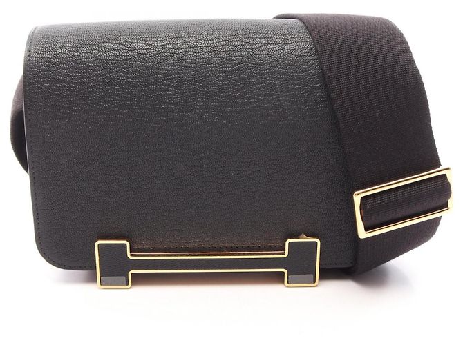 Hermès Bolso de hombro Hermes Geta Negro