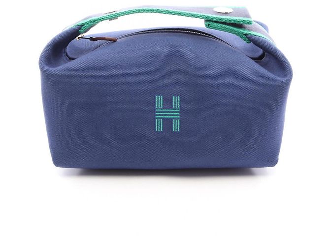Hermès Bolsa Hermes Bride à Bracque PM Azul Verde