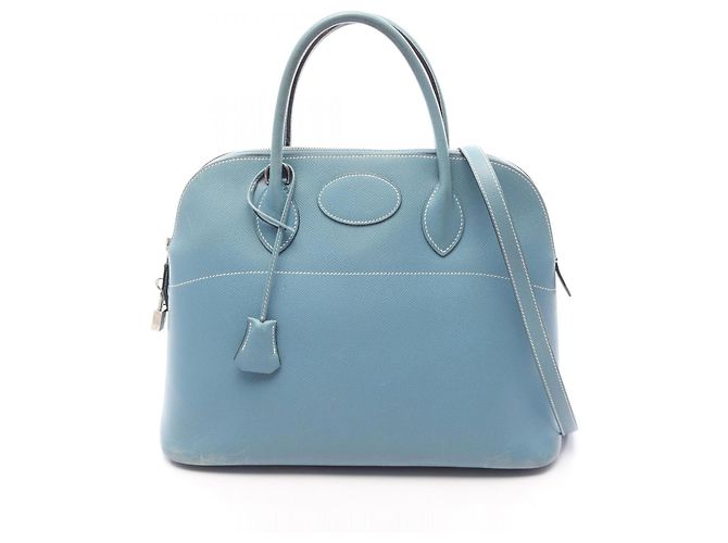 Hermès Sac à main Hermes Bolide 35 Bleu