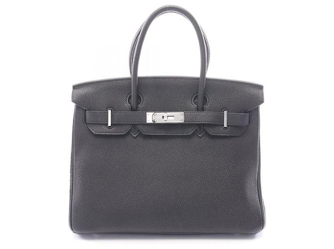 Hermès Hermes Birkin 30 Handtasche Schwarz