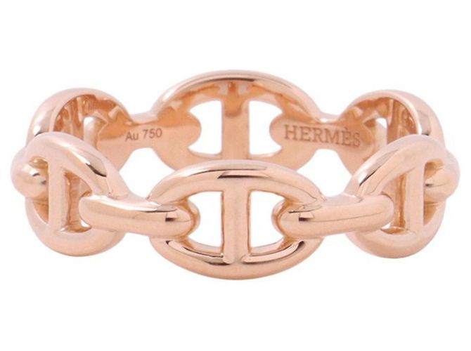 Ring Hermès Bague Hermes Chaine d'Ancre Enchainee PM