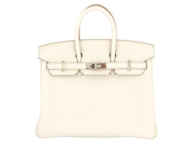 Hermès Bolsa Hermes Birkin 25 Cinza
