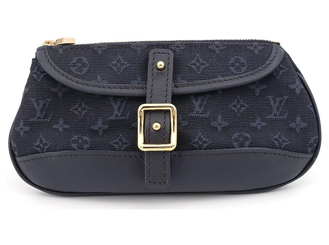 Louis Vuitton Monogram Mini Pouch Bleu