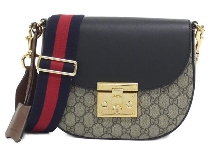 Borsa a tracolla Gucci 779805 K6RIG Nero Beige