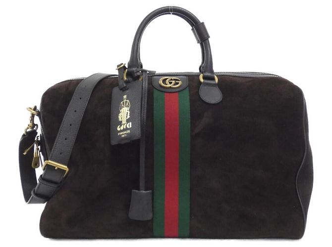Borsa Boston Gucci SAVOY Marrone scuro