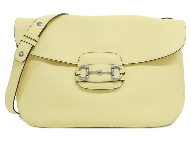 Borsa a tracolla Gucci Horsebit 1955 Giallo