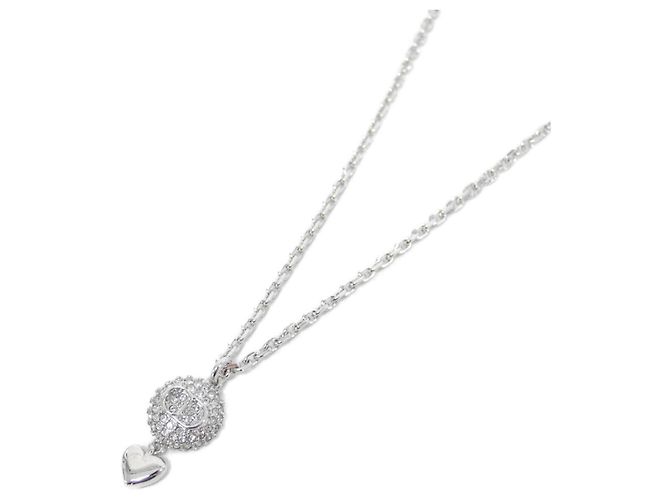 Collana Christian Dior CD DISCO Argento