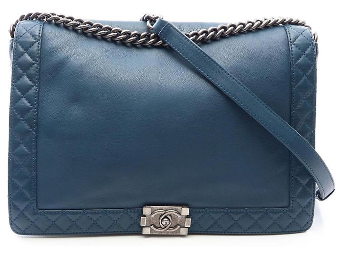 Le Boy Bolsa de Ombro Chanel Boy Verde