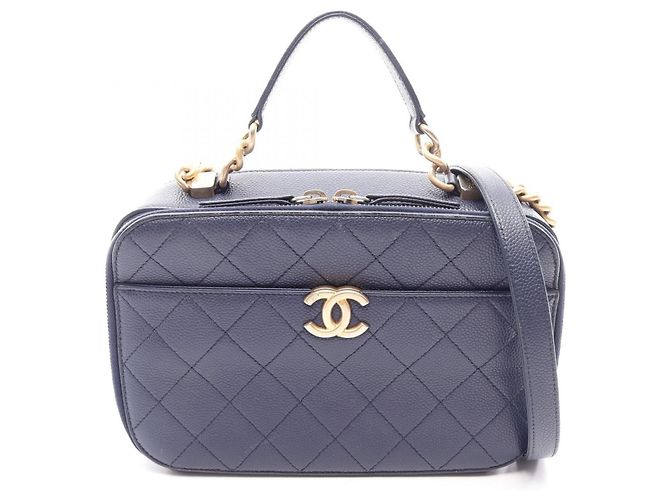 Borsa a tracolla 2-Way Chanel Matelassé Blu