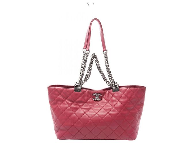 Saco Tote 2-Way Chanel Matelassé Rosa