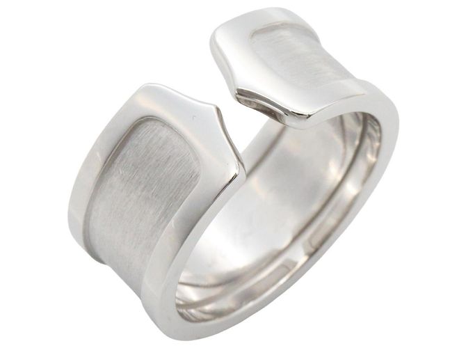 Cartier C2 Ring aus 18K Weißgold Silber