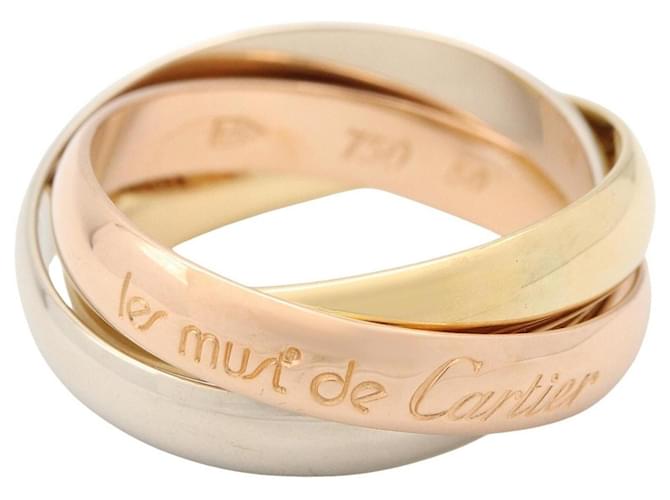 Anello Cartier Trinity Argento D'oro