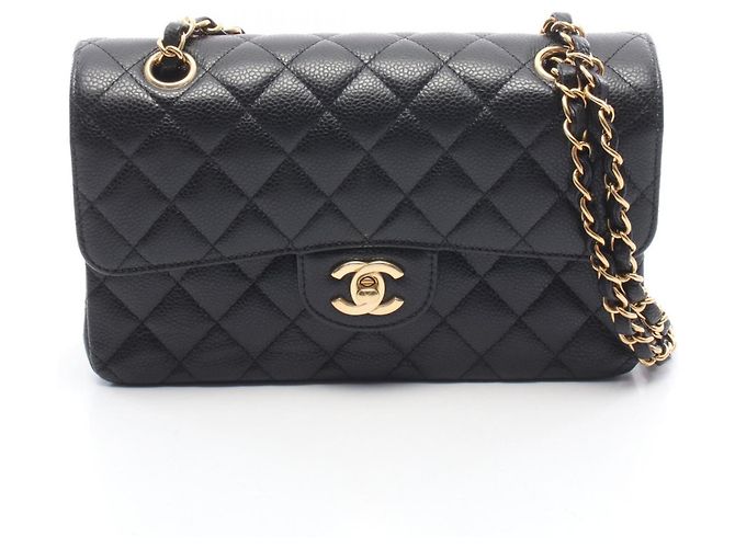 Timeless Borsa a tracolla Chanel Matelassé Double Flap Nero