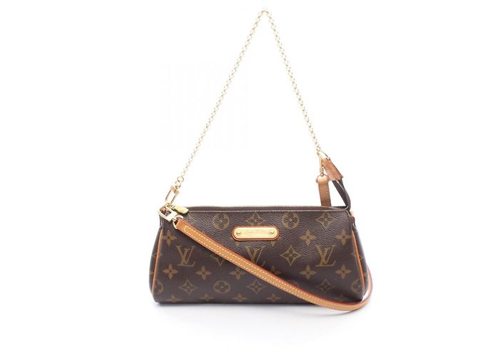 Bolsa de Ombro 2-Way Louis Vuitton Eva Monogram Marrom