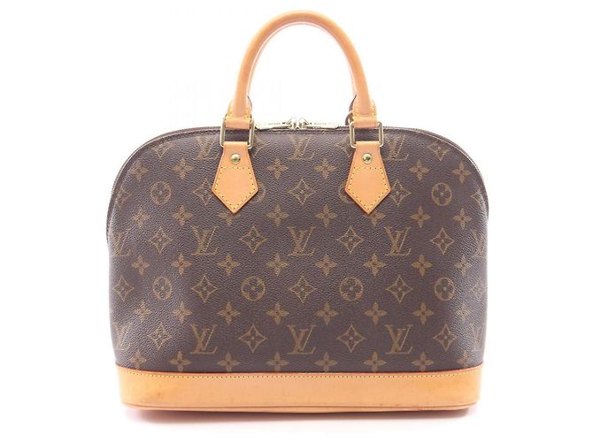 Bolsa de mão Louis Vuitton Alma PM Monogram Marrom