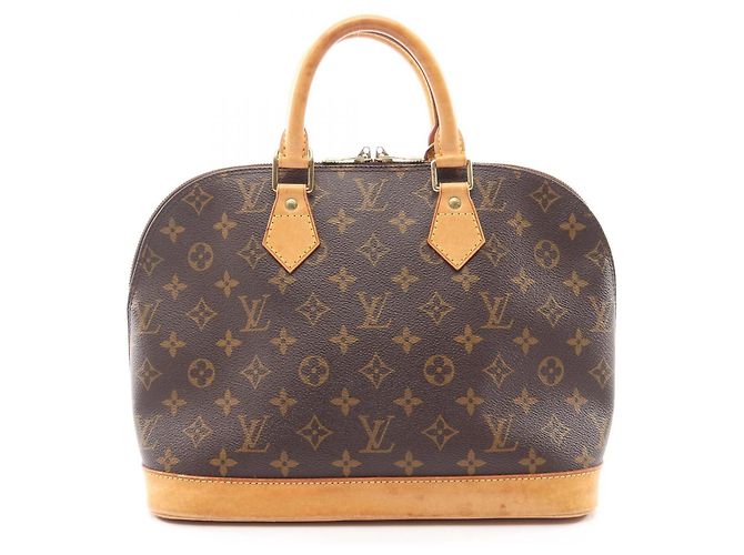 Borsa Louis Vuitton Alma PM Monogram Marrone