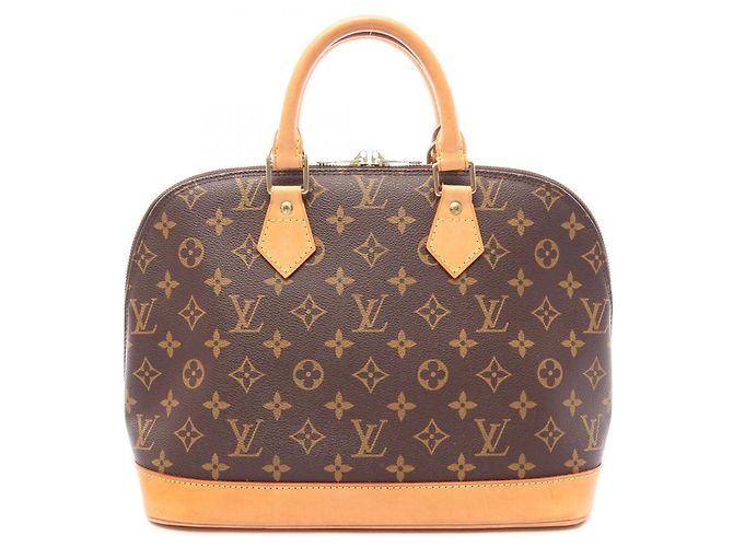 Borsa Louis Vuitton Alma PM Monogram Marrone