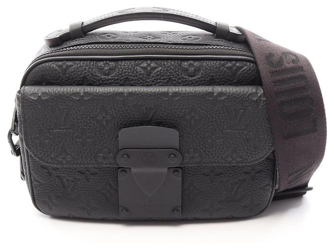 Borsa Messenger Louis Vuitton S-Lock Nero