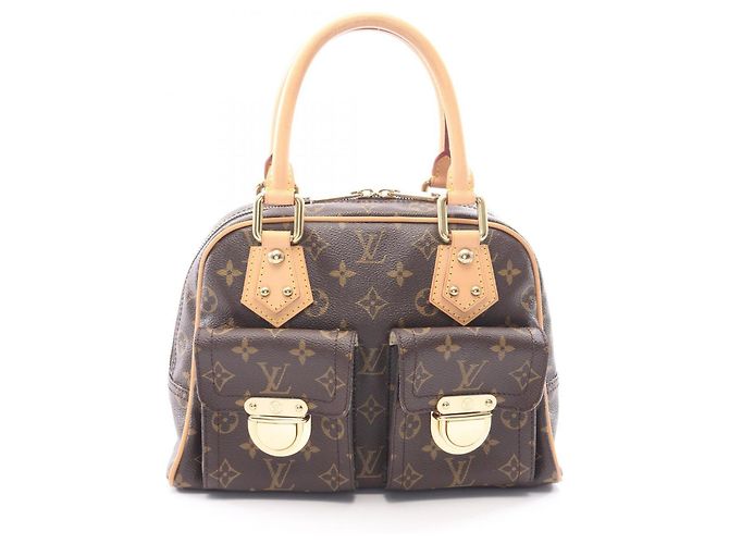 Borsa Louis Vuitton Manhattan PM Marrone