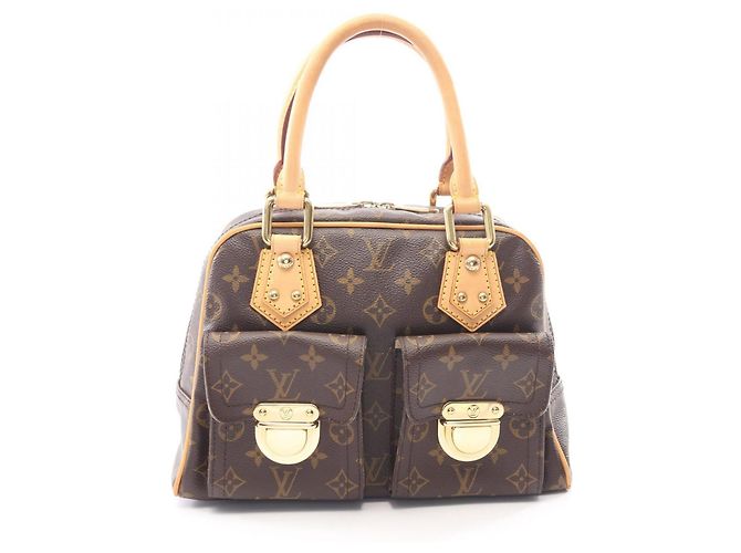 Bolsa Louis Vuitton Manhattan PM Monogram Marrom