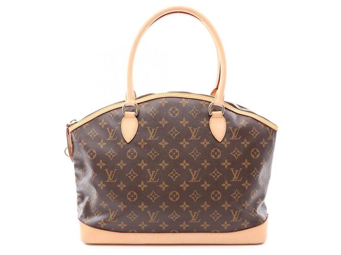 Sac cabas Louis Vuitton Lockit Horizontal Marron