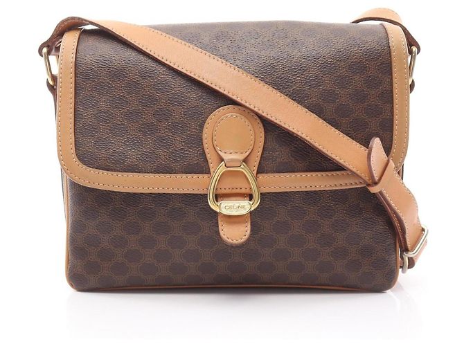 Céline Borsa a tracolla Celine Macadam Marrone