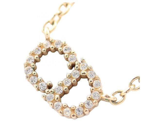 Collana Christian Dior CD Logo Claire Dilune D'oro