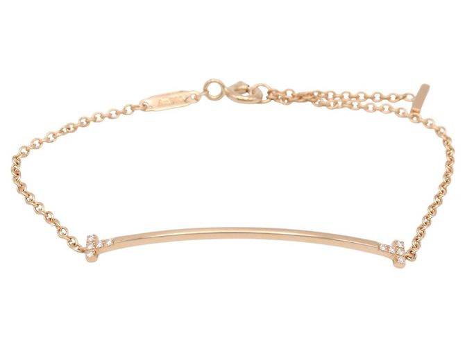 Bracciale Tiffany & Co. T Smile Small Diamond D'oro