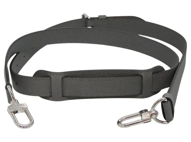 Louis Vuitton Adjustable shoulder strap leather Brown