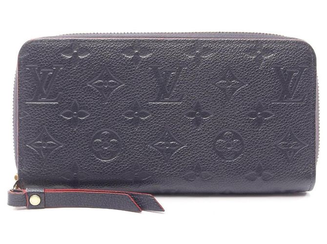 Portafoglio Zippy Louis Vuitton Rosso Blu navy