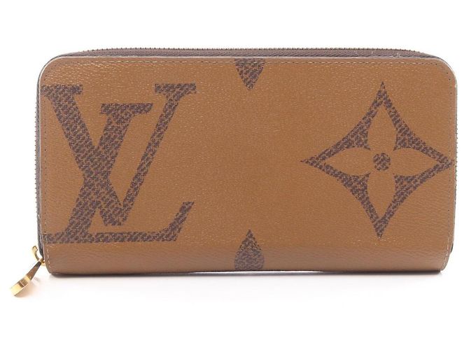 Portafoglio Zippy Louis Vuitton Marrone