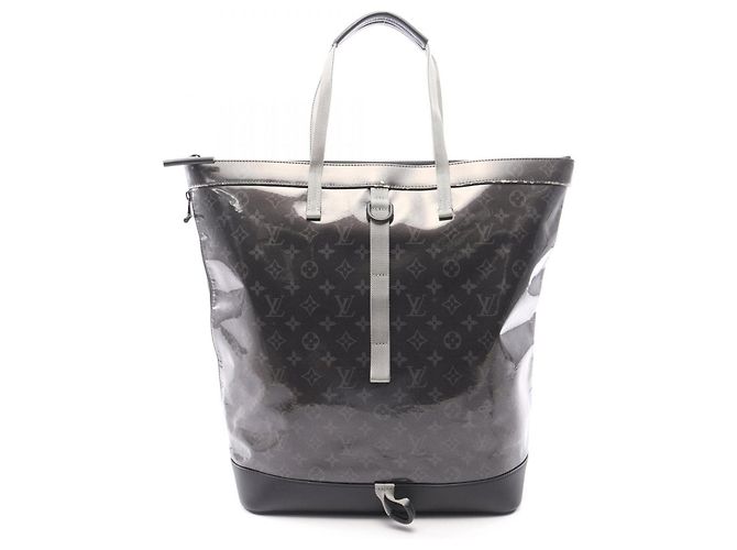 Sac à main sac à dos Louis Vuitton Zipped Tote Monogram Eclipse Glaze Noir