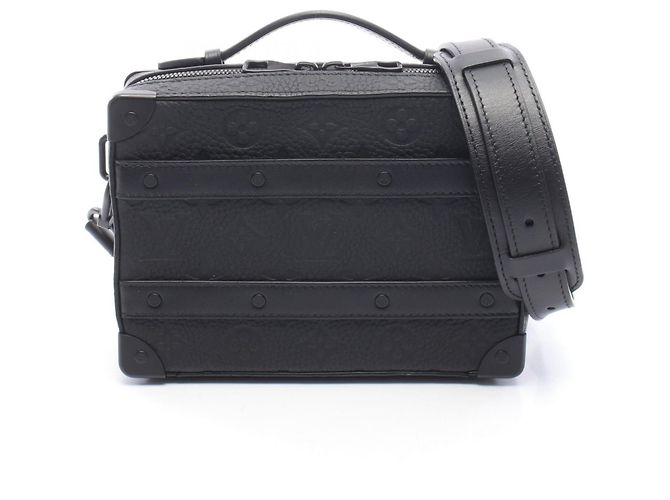 Louis Vuitton LOUIS VUITTON Handle Soft Trunk Monogram Taurillon Sac à épaule 2-Way Noir