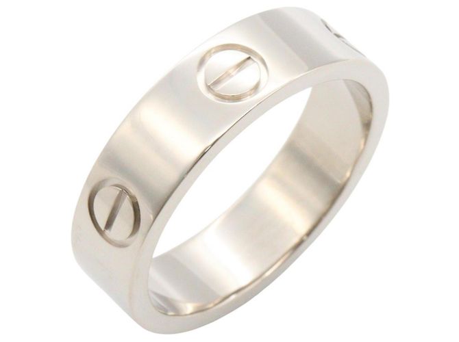 Cartier Love Ring in 18K Weißgold Silber