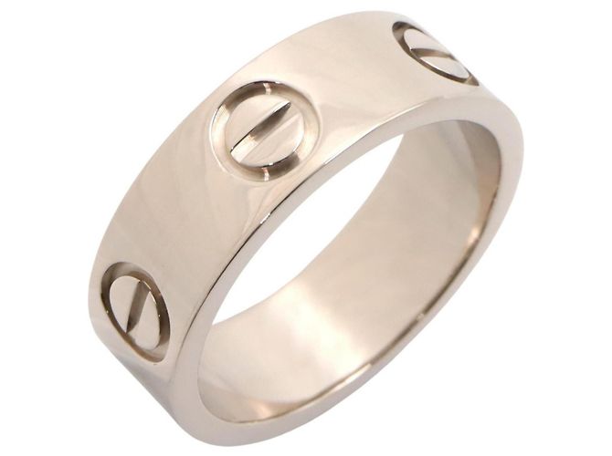 Cartier Love Ring in 18K Weißgold Silber