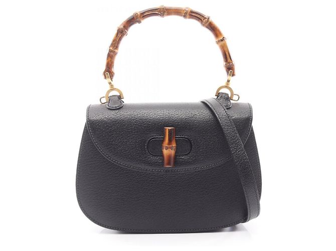 Borsa Gucci Bamboo 2-Way Nero
